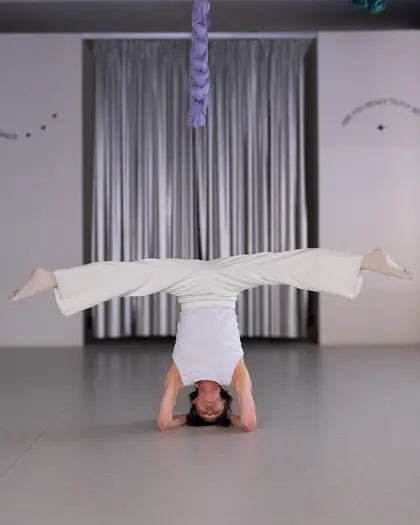 Handstands, in the studio